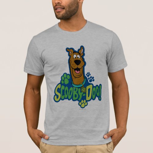 Scooby_Doo Paw Print Character Badge T_Shirt