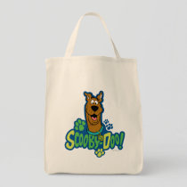 Scooby-Doo Paw Print Character Badge Tote Bag