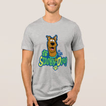 Scooby-Doo Paw Print Character Badge Tri-Blend Shirt