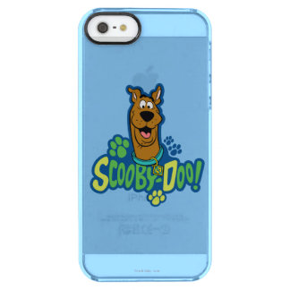 Scooby-Doo Paw Print Character Badge Clear iPhone SE/5/5s Case