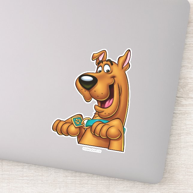Scooby-Doo Paws Up Sticker (Detail)