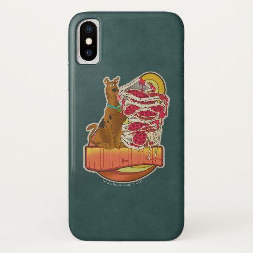 Scooby_Doo  Pile of Pizza Munchies Graphic iPhone X Case