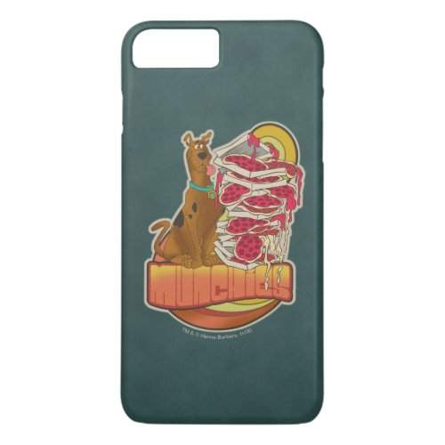 Scooby_Doo  Pile of Pizza Munchies Graphic iPhone 8 Plus7 Plus Case