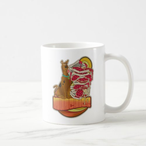 Scooby_Doo  Pile of Pizza Munchies Graphic Coffee Mug