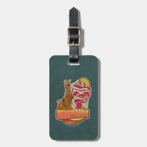Scooby_Doo  Pile of Pizza Munchies Graphic Luggage Tag