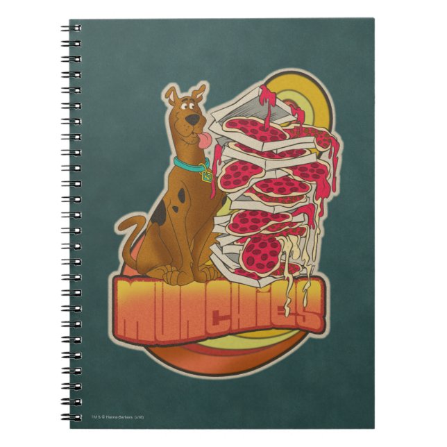 Scooby-Doo | Pile of Pizza "Munchies" Graphic Notebook (Front)