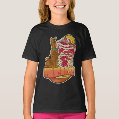 Scooby_Doo  Pile of Pizza Munchies Graphic T_Shirt