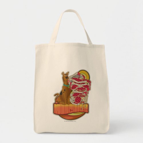 Scooby_Doo  Pile of Pizza Munchies Graphic Tote Bag