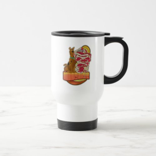 Scooby_Doo  Pile of Pizza Munchies Graphic Travel Mug