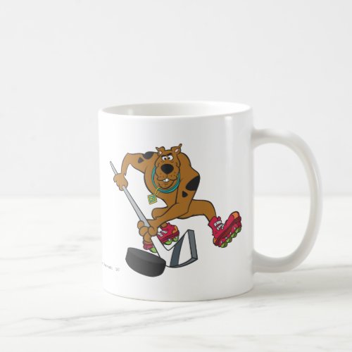 Scooby_Doo Playing Hockey Coffee Mug