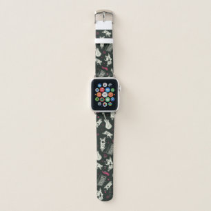 Scooby-Doo Punk Guitar and Amp Pattern Apple Watch Band