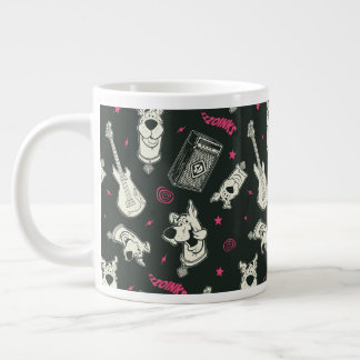 Scooby-Doo Punk Guitar and Amp Pattern Giant Coffee Mug