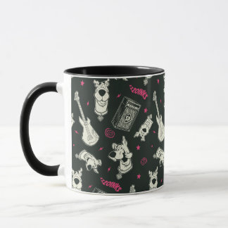 Scooby-Doo Punk Guitar and Amp Pattern Mug