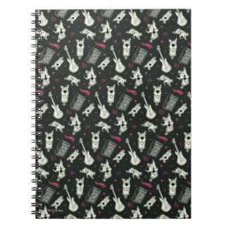 Scooby-Doo Punk Guitar and Amp Pattern Notebook