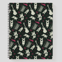 Scooby-Doo Punk Guitar and Amp Pattern Notebook