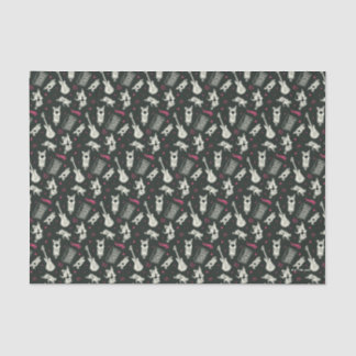 Scooby-Doo Punk Guitar and Amp Pattern Tissue Paper