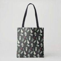 Scooby-Doo Punk Guitar and Amp Pattern Tote Bag
