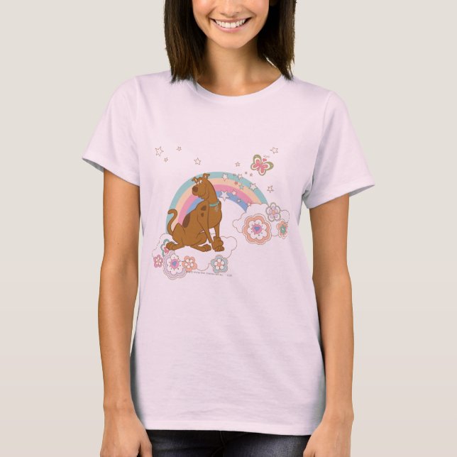 Scooby-Doo Rainbow Butterfly T-Shirt (Front)