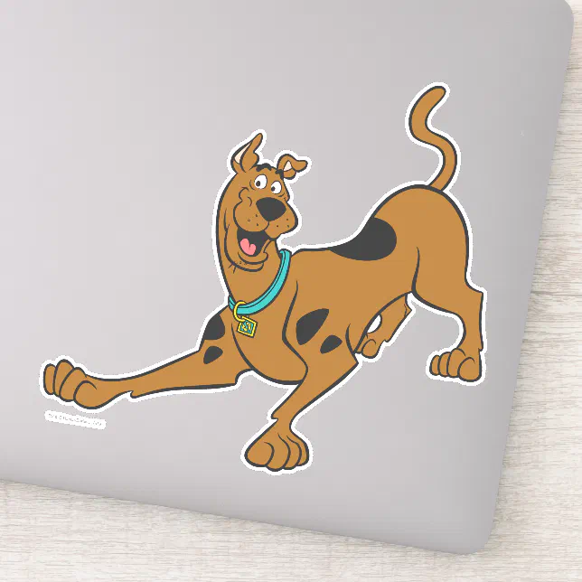 Scooby-Doo Ready To Play Sticker | Zazzle