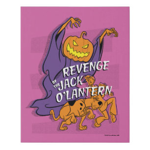 Scooby-Doo Revenge of the Jack O' Lantern Faux Canvas Print