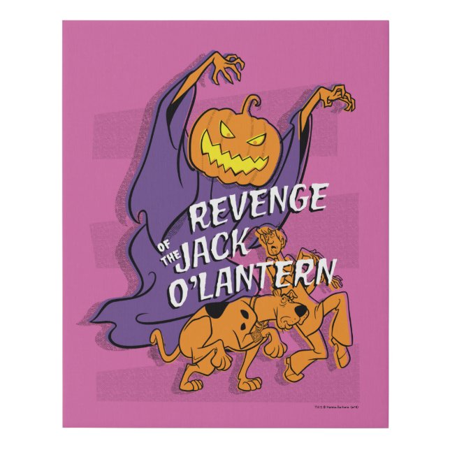 Scooby-Doo | Revenge of the Jack O' Lantern Faux Canvas Print (Front)