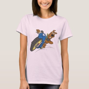 Scooby-Doo Riding Motorcycle T-Shirt
