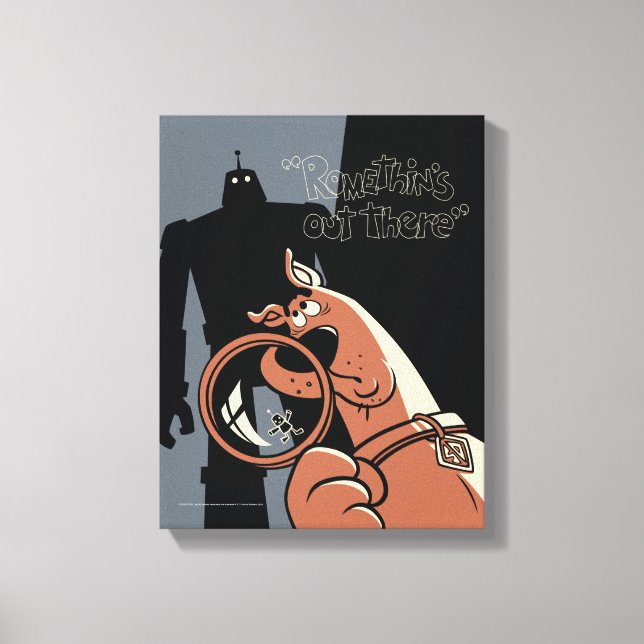 Scooby-Doo "Romethin's Out There" Canvas Print (Front)