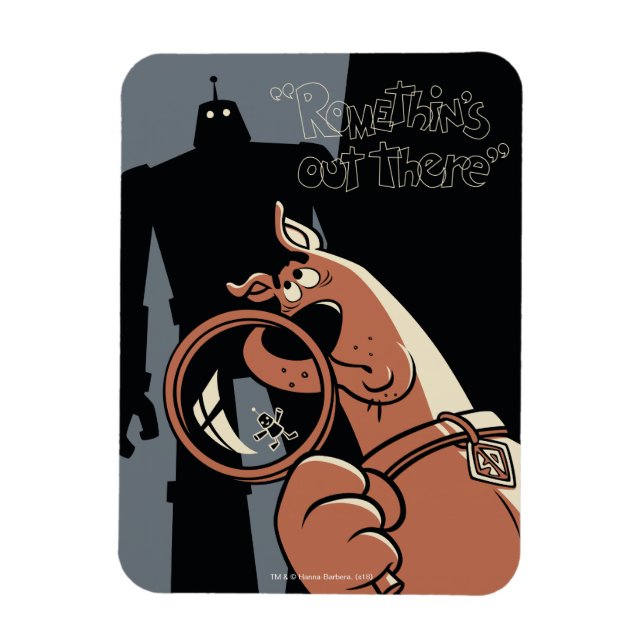 Scooby-Doo "Romethin's Out There" Magnet (Vertical)