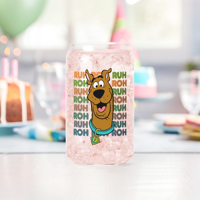 Scooby-Doo Ruh Roh Can Glass (Insitu (Birthday))