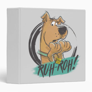 Scooby-Doo "Ruh Roh!" Marker Sketch 3 Ring Binder