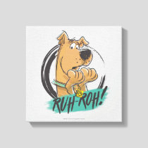 Scooby-Doo "Ruh Roh!" Marker Sketch Canvas Print