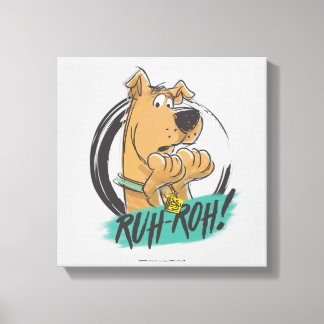 Scooby-Doo "Ruh Roh!" Marker Sketch Canvas Print