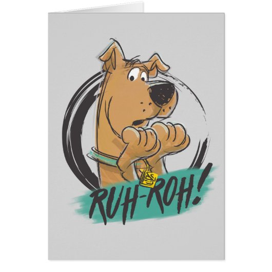 Scooby-Doo "Ruh Roh!" Marker Sketch Cards (Front)