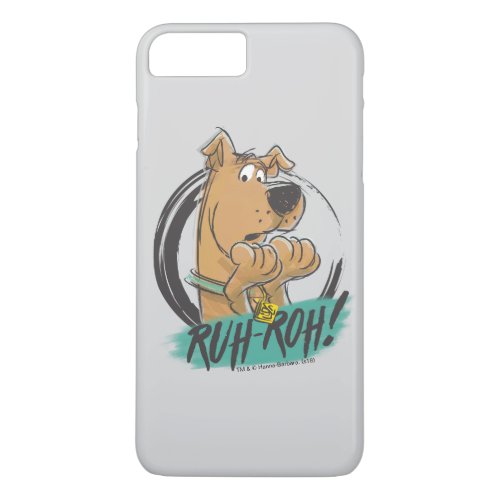 Scooby_Doo Ruh Roh Marker Sketch iPhone 8 Plus7 Plus Case