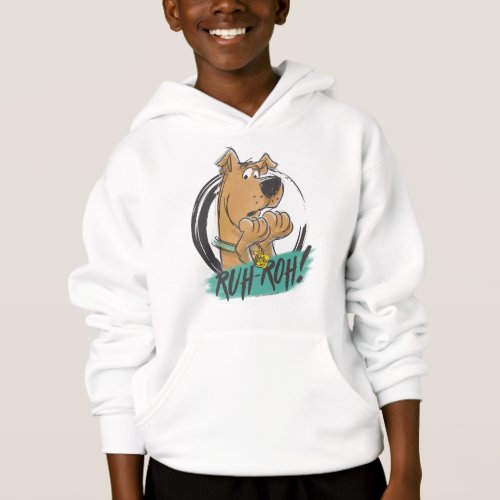 Scooby_Doo Ruh Roh Marker Sketch Hoodie