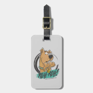 Scooby-Doo "Ruh Roh!" Marker Sketch Luggage Tag