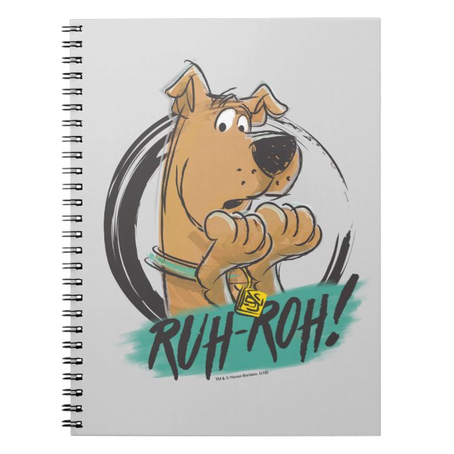 Scooby-Doo "Ruh Roh!" Marker Sketch Notebook (Front)