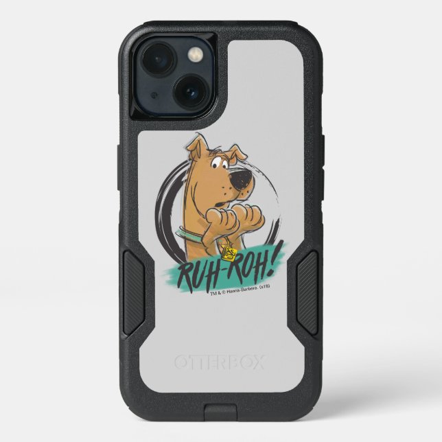 Scooby-Doo "Ruh Roh!" Marker Sketch Otterbox iPhone Case (Back)