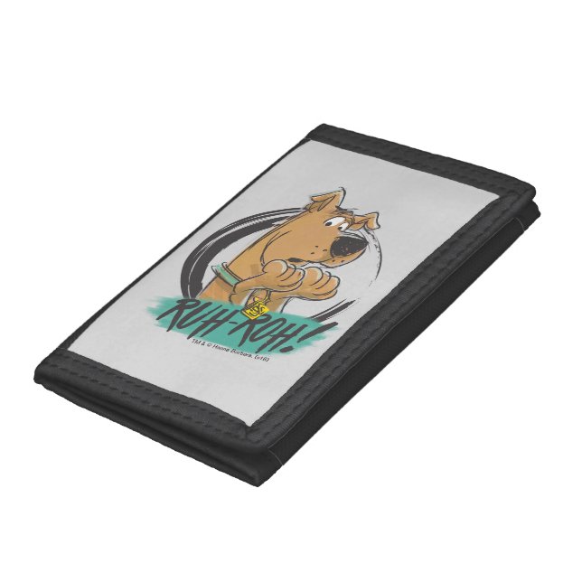 Scooby-Doo "Ruh Roh!" Marker Sketch Trifold Wallet (Bottom)