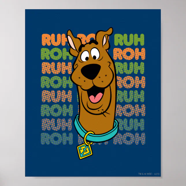 Scooby-Doo Ruh Roh Poster | Zazzle