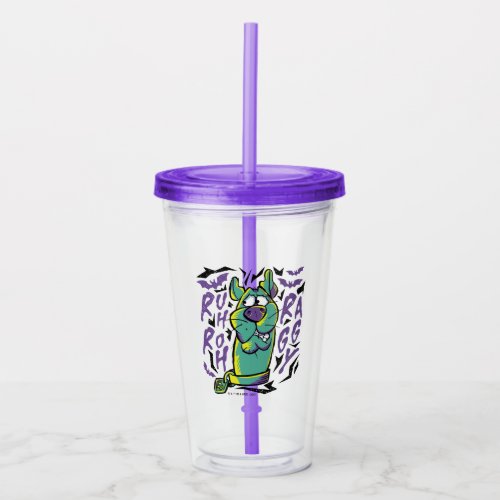 Scooby_Doo  Ruh Roh Raggy Acrylic Tumbler