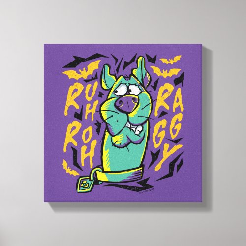 Scooby_Doo  Ruh Roh Raggy Canvas Print