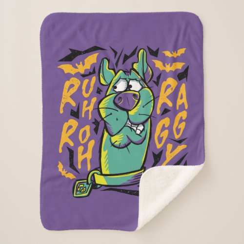 Scooby_Doo  Ruh Roh Raggy Sherpa Blanket