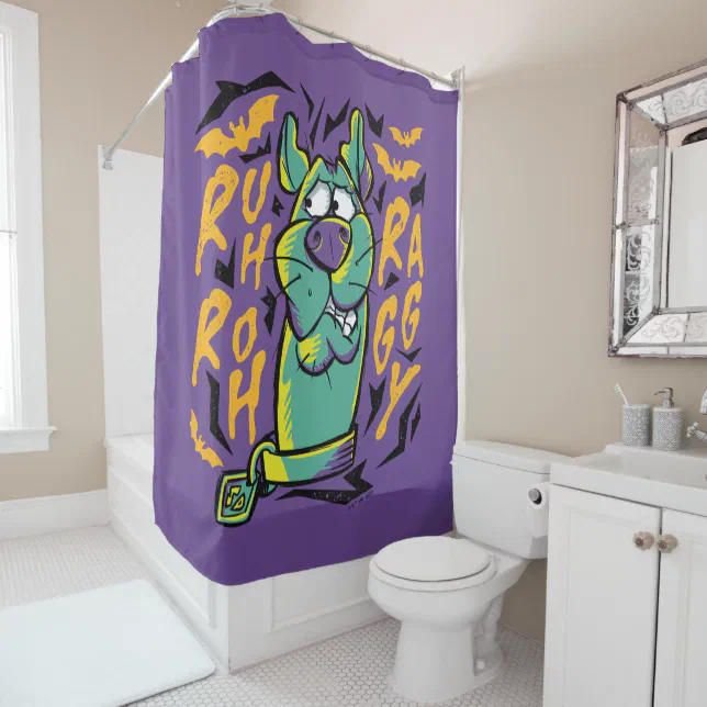 Scooby-Doo | Ruh Roh Raggy Shower Curtain | Zazzle