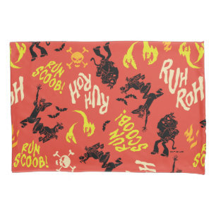 Scooby-Doo Ruh Roh Run Scoob! Pattern Pillow Case