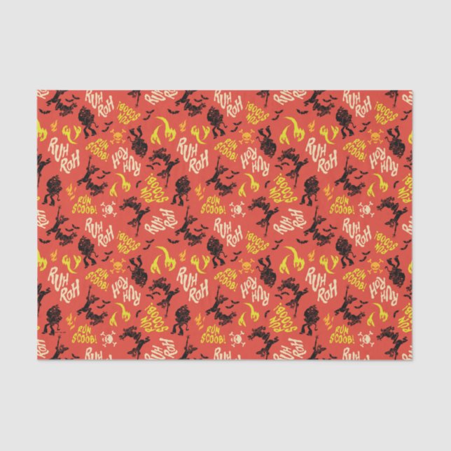 Scooby-Doo | Ruh Roh Run Scoob! Pattern Tissue Paper (Front)