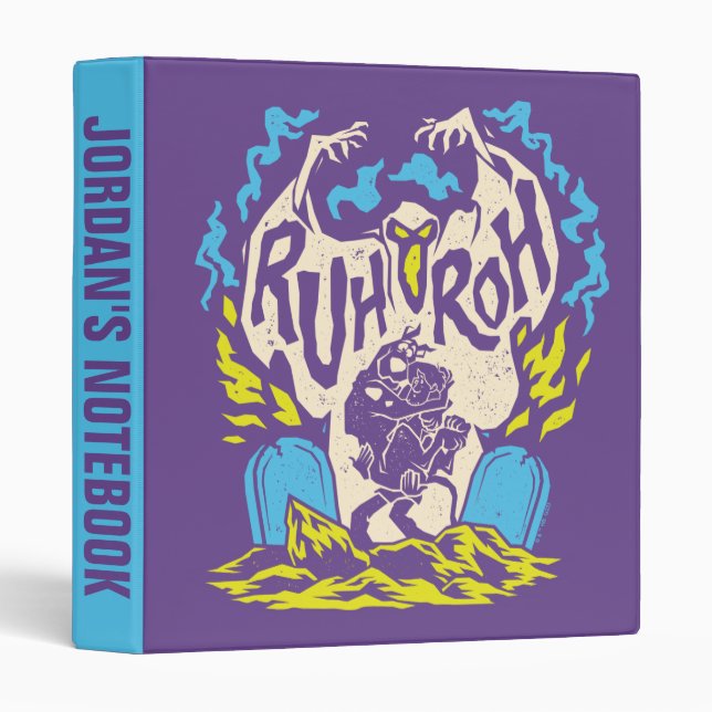 Scooby-Doo | Ruh Roh Scooby & Shaggy 3 Ring Binder (Front/Spine)