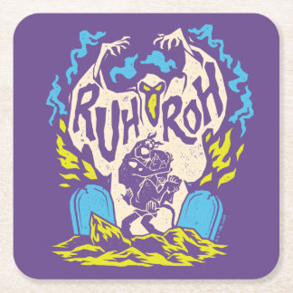 Scooby-Doo | Ruh Roh Scooby & Shaggy Square Paper Coaster
