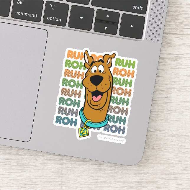 Scooby-Doo Ruh Roh Sticker (Detail)