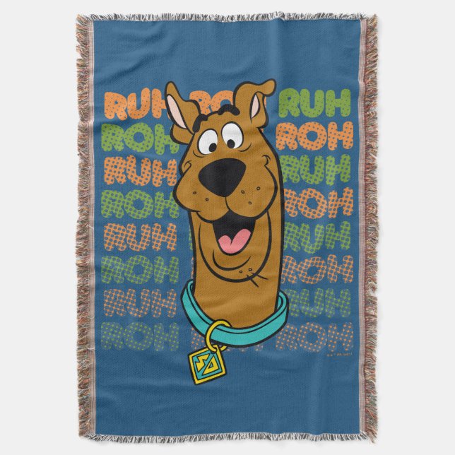 Scooby-Doo Ruh Roh Throw Blanket (Front Vertical)